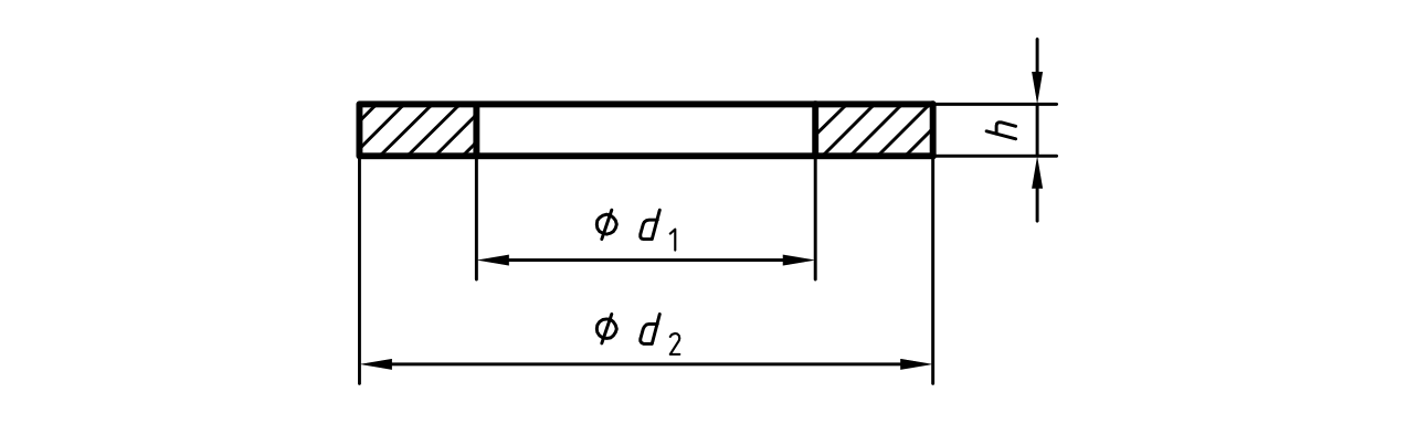 BS 4320 / DIN 125-1 Basic dimensions Form A washers for selected sizes
